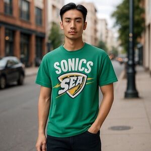 Vintage Seattle SuperSonics tshirt size medium